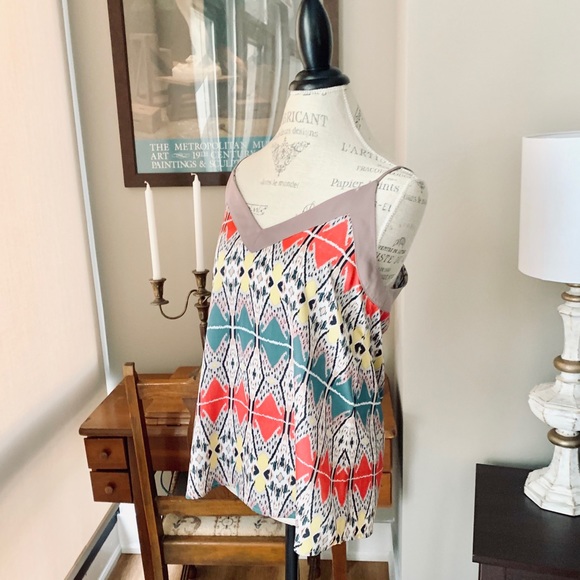 ZOA New York Multicolored Blouse Sz S - Picture 1 of 4